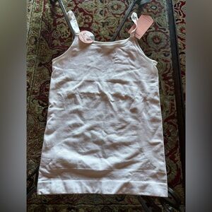 Shapermint White Ribbed Cami Tank